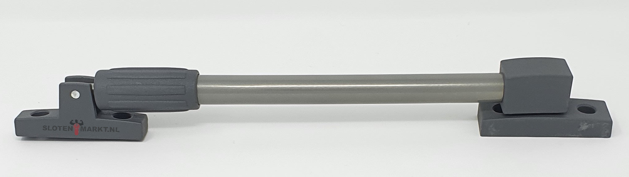 Raamuitzetter telescopisch grijs/hamerslag donkergrijs 30 cm