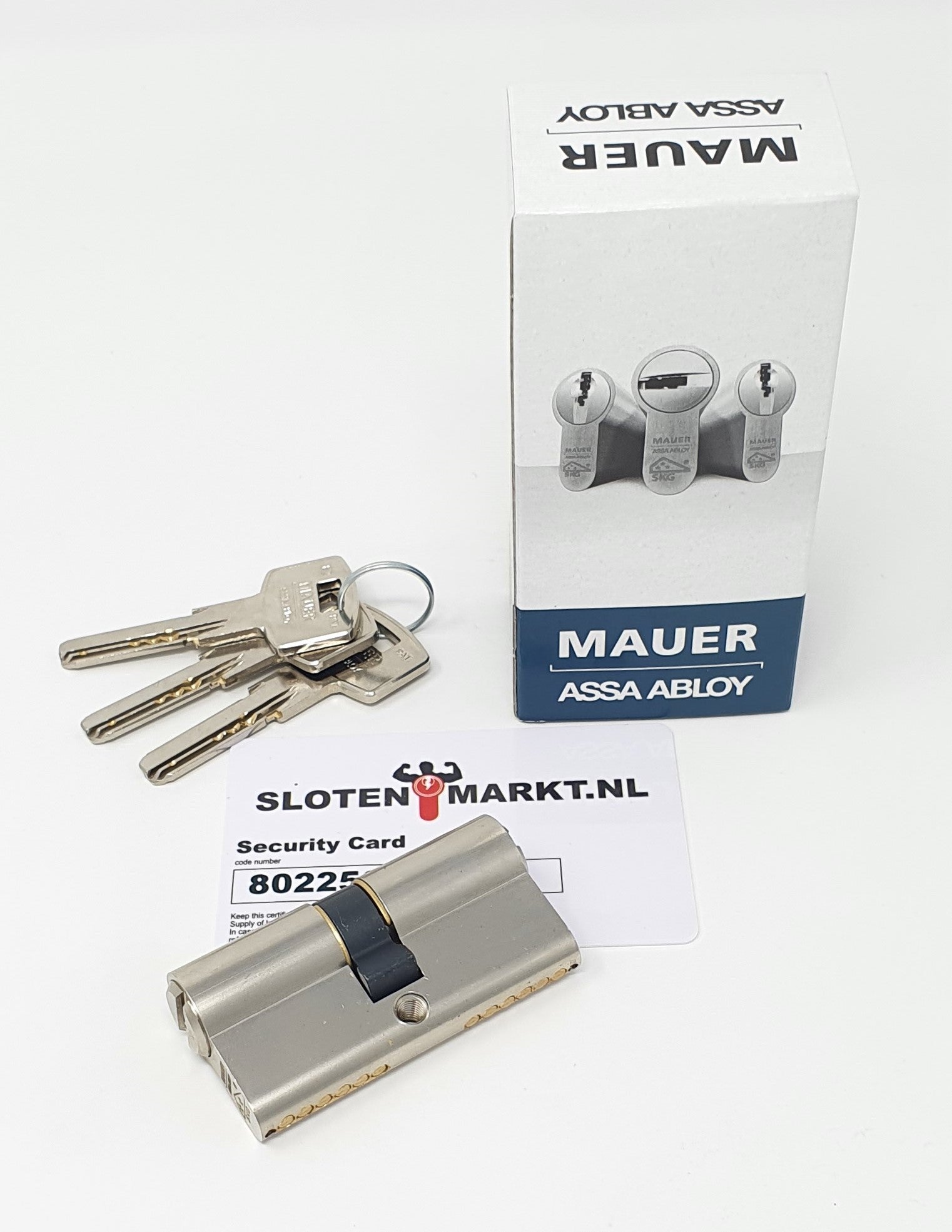 Certificaat cilinder Mauer SKG**® 30-30