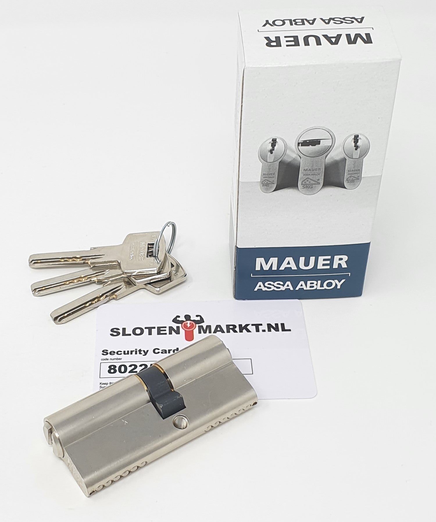 Certificaat cilinder Mauer SKG**® 30-40 GLS