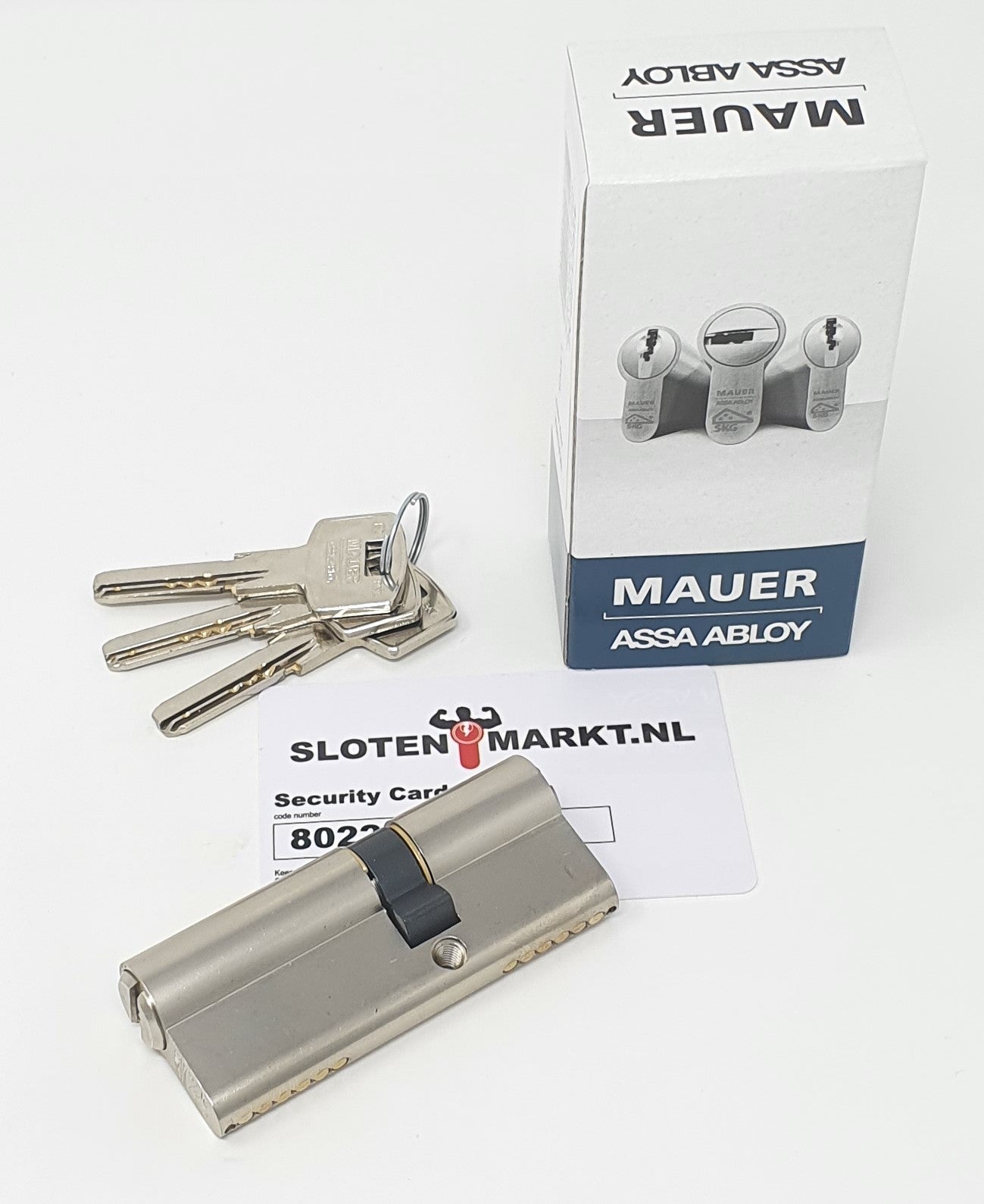 Certificaat cilinder Mauer SKG**® 30-45