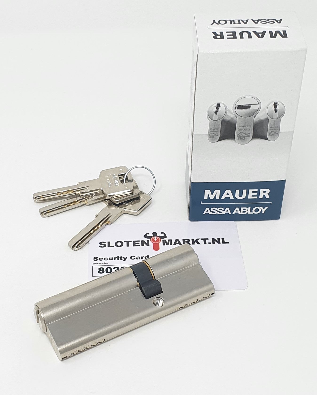 Certificaat cilinder Mauer SKG**® 30-55
